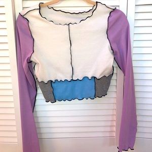 color block long sleeve